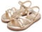 GIOSEPPO Boy's Girl's Tolland Flat Sandal, Platinum, 13 UK Child