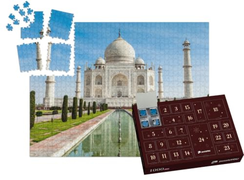 puzzleYOU: Puzzle-Adventskalender | „Taj Mahal, Indien“ – aus der Puzzle-Kollektion Indien, Aus Aller Welt
