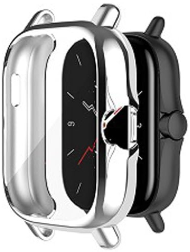 Custodia per Amazfit GTS 2/GTS 2e, Silicone TPU Case with Protettiva per Schermo, Anti-graffio, Anti-polver, Cover per Amazfit GTS 2