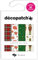 Décopatch TD926C - Assortiment de 4 papiers Foil avec dorure à Chaud - Papier déco Noël - Soldat Casse Noisette