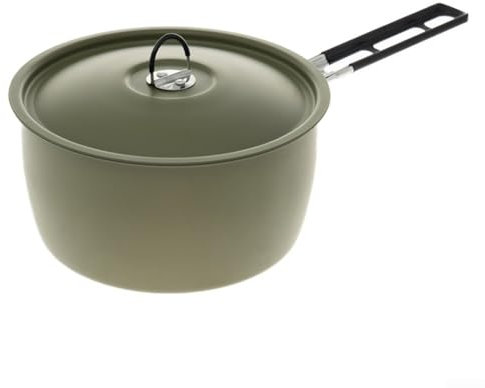 Take Your Cooking Outdoors Faltbare Aluminium-Bratpfanne, perfekt für Reisende (grün)