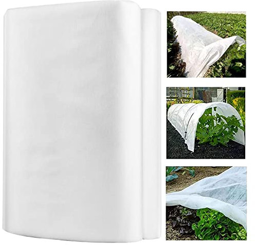 Wintervlies Für Pflanzen Frostschutz 2 x 10m: 40g/m² Vlies Pflanzen Winter Atmungsaktives Winterschutzvlies - Gartenvlies Frostschutzstoff vor Wind Kälte, Abdeckvlies Insektenschutz für alle Beete