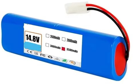 14,4-V-Akku, kompatibel mit Qihoo 360 S6 Roboterstaubsauger | Ersatz-Netzteil | Langlebiger Lithium-Ionen-Akku mit S(2600mAh)