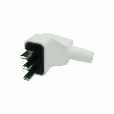 Clavija para horno 25A, material termoplástico, alta resistencia, uso en electrodomésticos para conexión segura y eficiente.