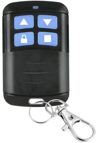 Mando a distancia universal de 4 botones, compatible con Nice, compatible con mandos a distancia 433 MHz, duplicación fácil, frecuencia fija 433,92 MHz