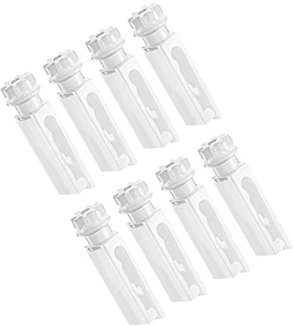 Ciieeo Reparaturlaschen für Vertikaljalousien 12 Satz aus Pom für Fensterjalousien Langlebig und Robust Ersatzteile für Jalousien Einfach zu Montieren Geeignet für Verschiedene Farben