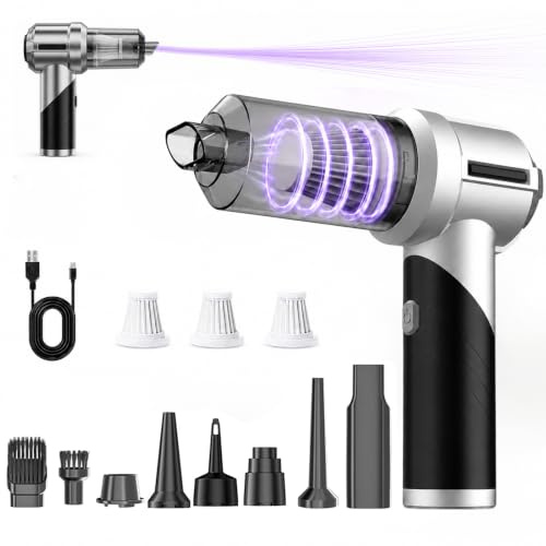 HUGENT Aspirateur à Main sans Fil 28 000 Pa, Pliable, pour Voiture