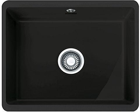 Franke Kubus KBK 110-50 Fraceram 126.0442.605 - Fregadero empotrable, color negro mate