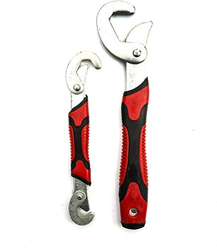 Universal One Hand Self Adjusting Wrench Set 2 Pcs Spanner 9-32mm Pipe Wrenches Pitbike Dirtbike DIY