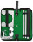 Portable Golf Putter Set Kit mit Ball und PVC-Tasche, Alu-Putter und Holz Tor Rack
