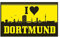 Dortmund - I Love Dortmund Fahne (F73) - 90x150cm