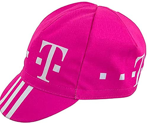 Vintage Team Radkappen - Anti-Schweiß Cap für Stand-Alone oder unter Helm | Team Jersey Outdoor Cap Made in Italy, T Mobil, Einheitsgröße-M