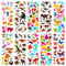Meafeng Tier Aufkleber für Kinder 3D Relief Aufkleber für Jungen and Mädchen 52 Verschiedene Blätter Farbig Aufkleber Pack über 1100, inkl. Tier Dinosaurier Schmetterling Fisch usw