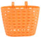 Fahrradkorb für Kinder, Fahrradkorb für Vorderlenker, kleiner Kinder-Fahrradkorb für Kinder, -Set (orange)