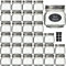 Rainforce Mason Jars 8 oz 30 Pack- Small Mason Jars With Silver Lids -1/4 Quart Canning Jars| Storage Pickling Jars For Jelly, Jam, Honey, Pickles - Spice Glass Jars - With 30 Chalkboard Labels