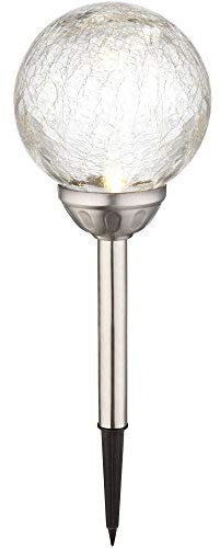 etc-shop RGB LED Solar Leuchte Steck Lampe Beleuchtung Glas Kugel Außen Strahler Farbwechsel