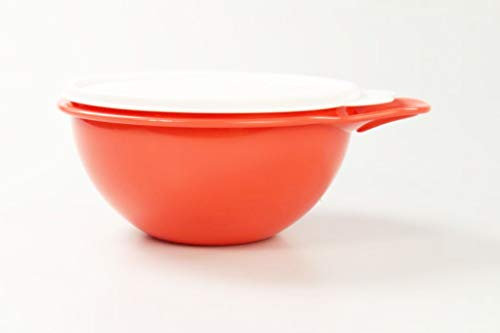 Tupperware Rührschüssel Maximilian 1,4 L Pastellrot Schüssel Salatbar