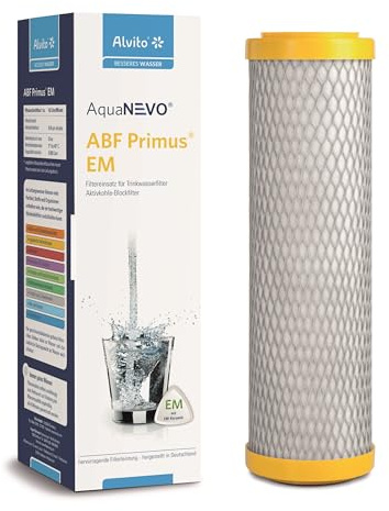 Alvito Filterkartusche Aktivkohlefilter ABF Primus® Duplex® SD/CLC/EM/SD (gelb, blau, grün, rot) | (Primus EM gelb)