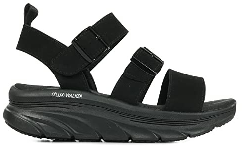 Skechers Women's D'Lux Walker Retro Cosmos, Black, 5 UK