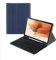 Bueuwe Étui Clavier pour Samsung Galaxy Tab A7 10.4 Modèle 2020 (SM-T500/T505/T507), Clavier Français AZERTY, Housse De Support Mince Et Légère avec Porte-Stylo,Dark Blue