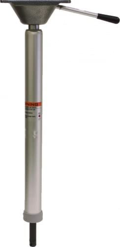 PONTTOR Stuhlfuß mit Plug-In System für Anglerstuhl Bootssitz Anglersitz Bootsstuhl, höhenverstellbar per Gasdruckfunktion von 57-74 cm