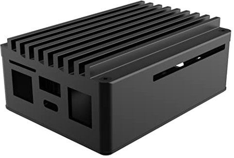 Akasa Skyline Pro, Funda de Aluminio Premium sin Ventilador para ASUS Tinker Board 2 y 2S, núcleo de Aluminio y Almohadilla térmica, chasis de Ordenador de una Sola Placa silenciosa, A-RA11-M3B