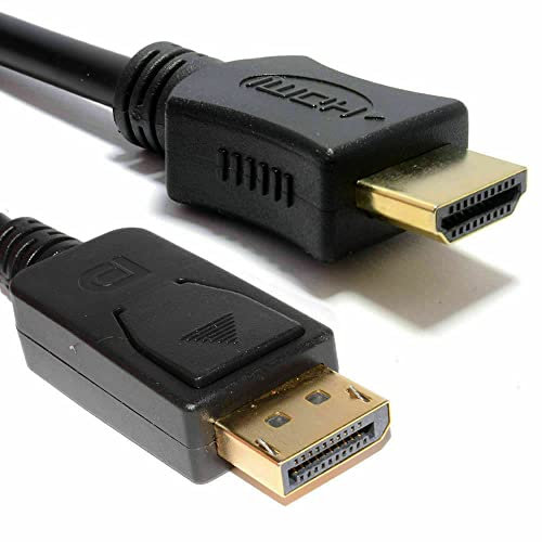 DisplayPort DP Male to HDMI Male Cable Converter Adapter for HP/DELL PC 2M