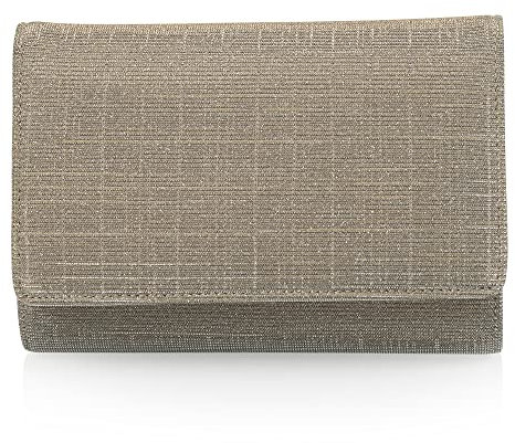Rainbow Club Handtasche Dafina - Damen Brauttasche Gold Metallic