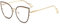 YUELUQU Blaulichtfilter Brille Damen Elvis Brille Metallgestell Brille Ohne Stärke Fake Brille Brillenfassung Blockieren Blaue Licht von PC, TV und Handy (Lila)