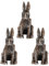 Resin Dog Rabbit Tortoise Shaped Decorative Plant Risers for Pots, Pot Feet for Planter Pots, Cute Animal Shaped Resin Pot Toes Planter Feet, Planter Elevator to Improve Airflow Drainage(rabbit/6pcs)