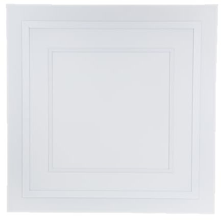 EGLO LED Panel Albarca, dimmbare Deckenleuchte, Aufbauleuchte für Schlafzimmer, Flur und Wohnzimmer, Deckenlampe aus Aluminium und Kunststoff in Weiß, warmweiß-kaltweiß, 59x59 cm