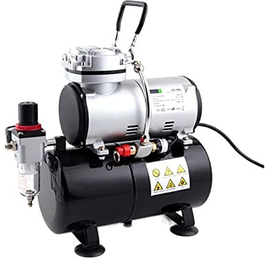 PIGENE Adjustable Small submersible pump AS-186 Air Compressor Adjustable Household Mini Small Oil Free Air Compression Pump With Pressure Switch Safety Valve (Size : 110V)