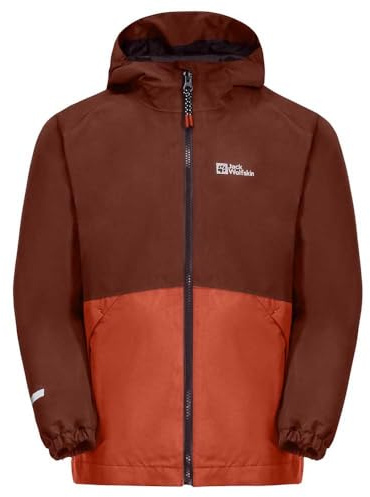 Jack Wolfskin Unisex Kinder Iceland 3in1, Intense Rust, 176 EU