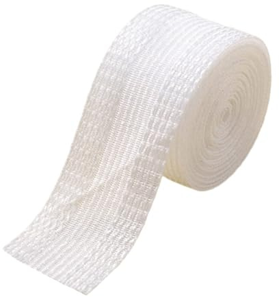 5m Iron-On Hemming Tape - 2.5cm Width, No Sewing Needed for Shortening Curtains/Clothes/Trousers/Jeans, Strong Adhesion, Quick Easy Iron-On Application, Home DIY Fabric Bonding Tape