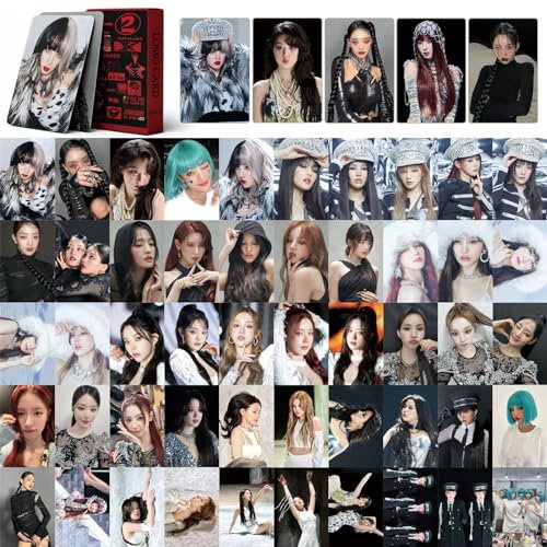 ELEFAD (G) I-DLE Lomo Karten, 55 Stück (G) I-DLE 2. Full Album, Super Lady, neues Fotoalbum (G) I-DLE Mini Lomo Karten, Geschenk für Fans (A)