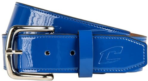 Champro Cintura in brevetto classica, media, blu reale