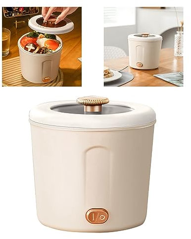 Olla Caliente Eléctrica, Olla Caliente Eléctrica Pequeña, Duradera, Práctica y Multifuncional para el Hogar (Focketygbyf8neaup-12)