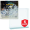 EVORETRO Vitrine Storage Protector for Pokemon Japanese Booster Box - 5-Pack 0.5mm Thick Plastic Display Case for Collectible Gaming Card Storage and Organization.Elevate Your Collection.