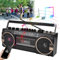 Lettore CD Portatile Boombox, Radio Lettore Cassette, Classico Stile Anni '80 retrò, Uso Plug-in, Funzione di Registrazione Integrata, con Maniglia/Porta Ovunque, per Viaggiare,Black