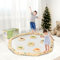 COSYLAND - Holz Balancierbalken Kinder mit 6 Balanciersteine - Kleinkinder Schwebebalken - Frei Kombinie und Dino Hindernissteinen - Balance Boards für Kinder Drinnen
