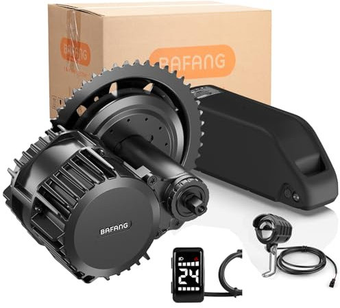 Bafang Mittelmotor BBS03 1000W 52V BBS-HD mit 52V20Ah Yingwu-Batterie und Mini DZ40 Display- Elektrofahrrad-Setzkasten, Ebike Mittelmotor BBS03 G320 Ebike Kit für 68mm Mountainbike