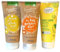 3er Pack Pflegedusche Dusch dich glücklich + Duschgel Bio-Zitrone & Guarana + Pflegedusche Der Tag gehört dir 3 x 200ml