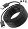 Micro USB Cable 10M, Power extension Cable Compatible with Mi 360°Home Camera 2K Pro/Smart Camera C300,EZVIZ,Wyze Cam,Blink,Eufy,extra long Micro USB Power Charging Cord for Security Cameras,Black