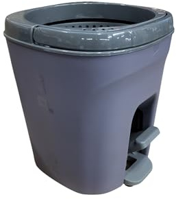 Rotomop 5.0 Super Five Kit Eimer, Mopp mit Leistungsmikrofaserplätzen