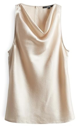 someday Damen Blusentop | Blusentop ZIAM Regular aus texturierten Satin Natural Glaze, 38