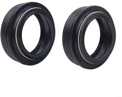 HomeVortex Lot de 2 joints d'essuie-glace anti-poussière pour fourche de vélo - 28,6/30/32/34 mm - Pour VTT - Outil d'entretien de fourche de suspension avant (30 x 39,5 mm)