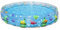 Blissbuilt Piscina Gonfiabile Bambini,Piscina Gonfiabile Rotonda con 3 Anelli,Piscina Gonfiabile a Tema Oceano,Piscina Gonfiabile Trasparente Materiale Spesso in PVC,per Cortile,Festa Estiva in Acqua