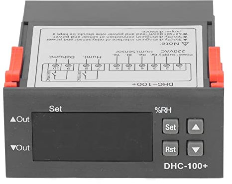 Fdit LED -Hygrometer für den Bekämpfung von DemoMidification - Temperaturkorrekturfunktion für Lüfter und Aquakulturfelder