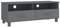 agnixnaf Mobile Tv Grigio Scuro 106x40x40 cm in Legno di Pino,2 Cassetti Scorrevoli Lisci e 2 Scomparti,Ampio Spazio