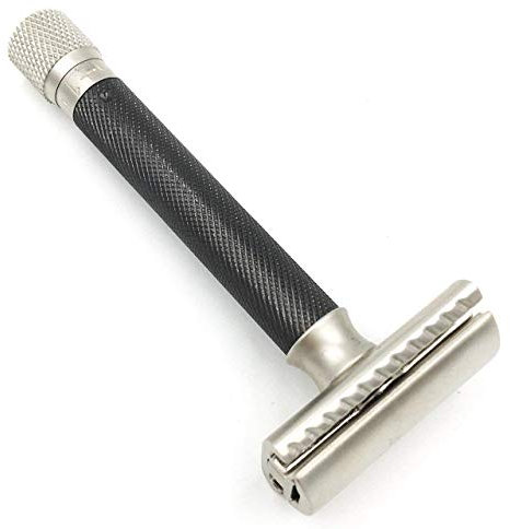 Parker safety razor Variant verstellbar schwarz + 5 Rasierklingen